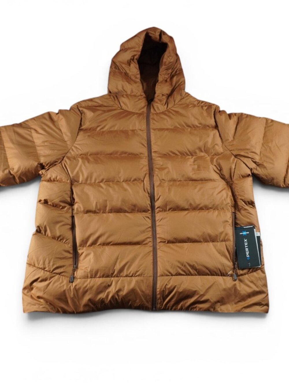 NEW Outdoor Research Jacket Mens 3XL Gold Coldfront Down Hoodie Puffer Winter